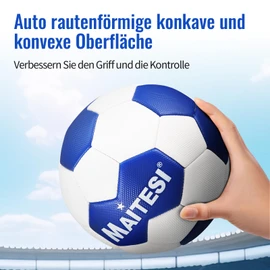 KWJEIULSOQ Handball Size 2, Handball Children Unisex, Ball Play Ball and Training Ball Durable Training Ball Handballs for Children Youth and Adults