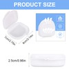 1 Piece White Breathable Plastic Braces Storage Box