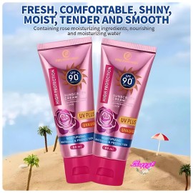 Kiss Beauty 2X Kiss Beauty Sunscreen SPF 90 60ml Lightweight Sunblock