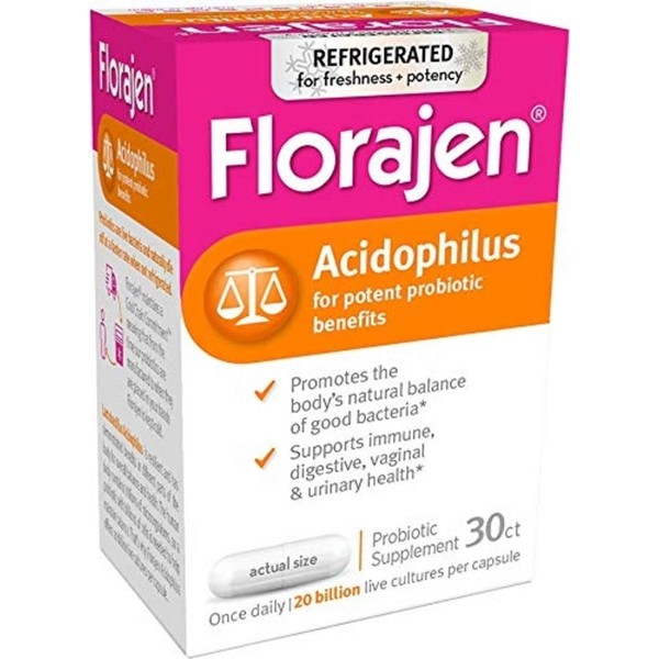 Florajen Florajen Acidophilus, 30 caps (Pack of 3)
