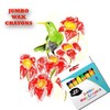 Lizzy Jumbo Wax Crayons | 8 Pack | 10.5cm in