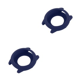 jojofuny 2pcs Watch Case Multi Protective Cover for Solar Smartwatch Scratch Shock Resistant Lightweight Design Easy Access to Ports