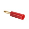 10PCS Banana Plugs 4mm Audio Jack Connector Solderless Six Blade