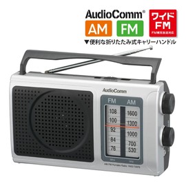 Ohm Electric AudioComm Portable Radio AM/FM RAD-T207S 03-0973 OHM
