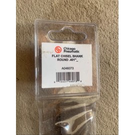 Chicago Pneumatic A046073 Flat Chisel Shank Round .401'' MFGD