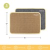 3 Pack Rabbit Scratching Pads - Soft Jute Chew Mats