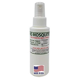 NO MOSQUITOZ | Botanical Bug Repellant | Effective for Gnat, Mosquito and Biting Flies | Hand-Crafted DEET-Free Hypoallergenic | Non-Greasy Formula | 4fl.oz. - (Pack of 1)