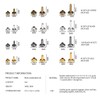 McNory 480 Sets 3 Sizes Leather Rivet Double Cap Rivet