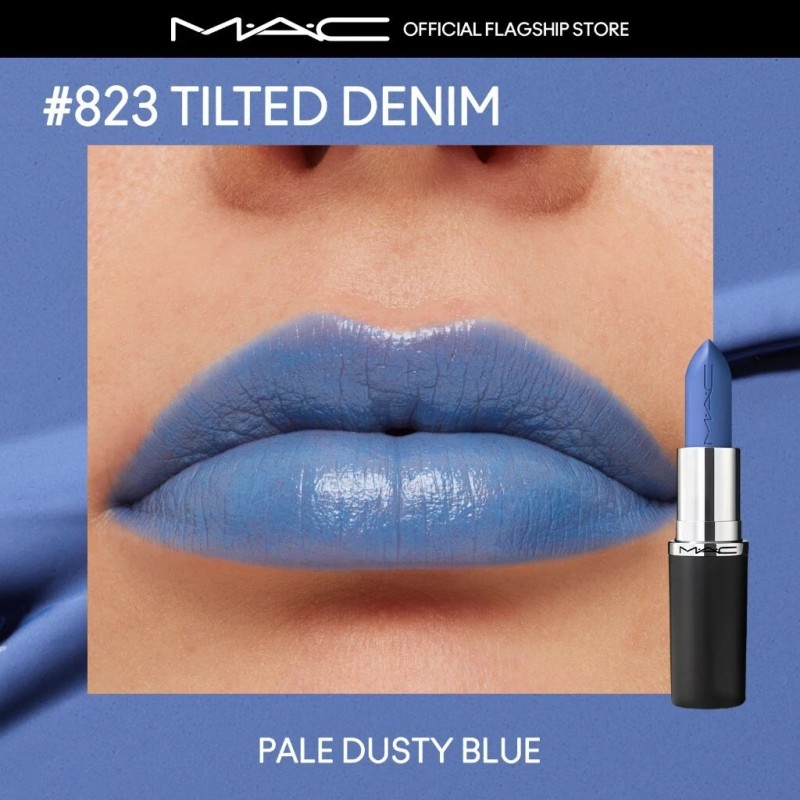 M·A·C Mac Ximal Sleek Satin Lipstick 823 TILTED DENIM -