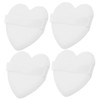 Healvian 8pcs Heart-shaped Makeup Puff for Loose Powder Setting Powder
