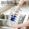 RIZZARI 10L Gravity Dog Water Bowl Dispenser: Wide Mouth Filter-Free