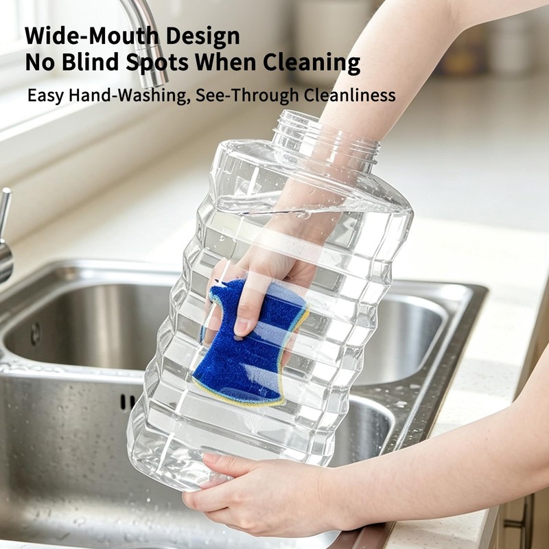 RIZZARI 10L Gravity Dog Water Bowl Dispenser: Wide Mouth Filter-Free