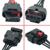 Micarun 4 Pins Fuel Rail Pressure Sensor Connector Wiring Harness