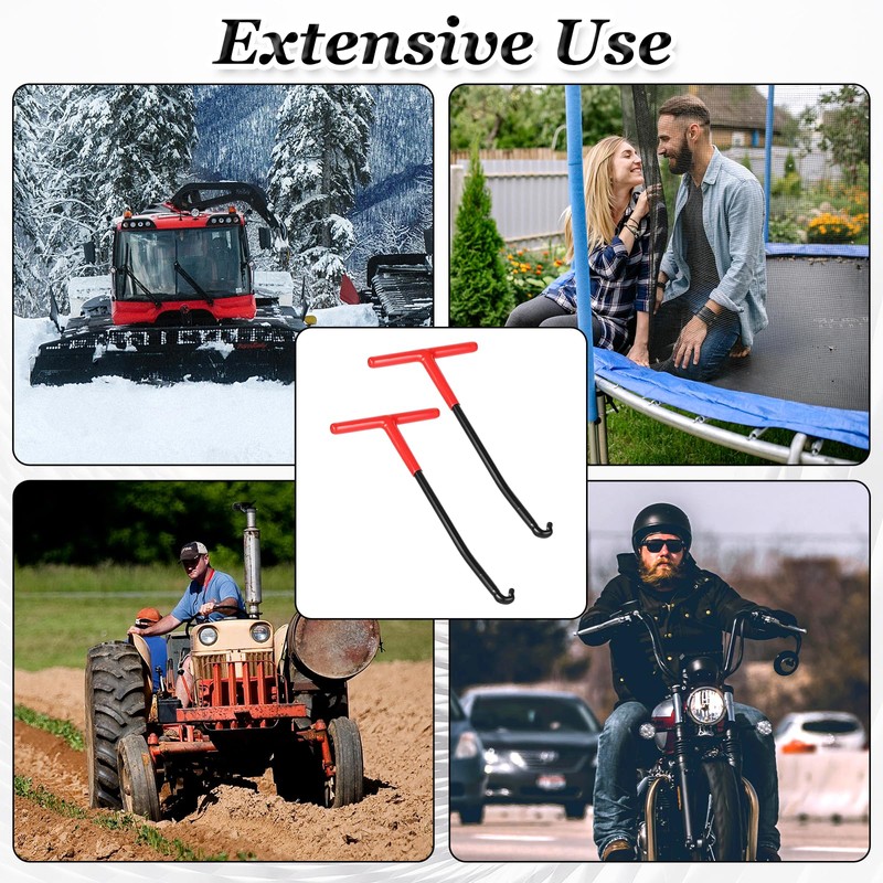 BOHUIZ Exhaust Spring Puller Tool Motorcycle Exhaust Spring Hooks, 2