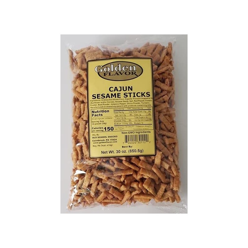 Golden Flavor - Cajun Sesame Sticks - 30oz bags (2