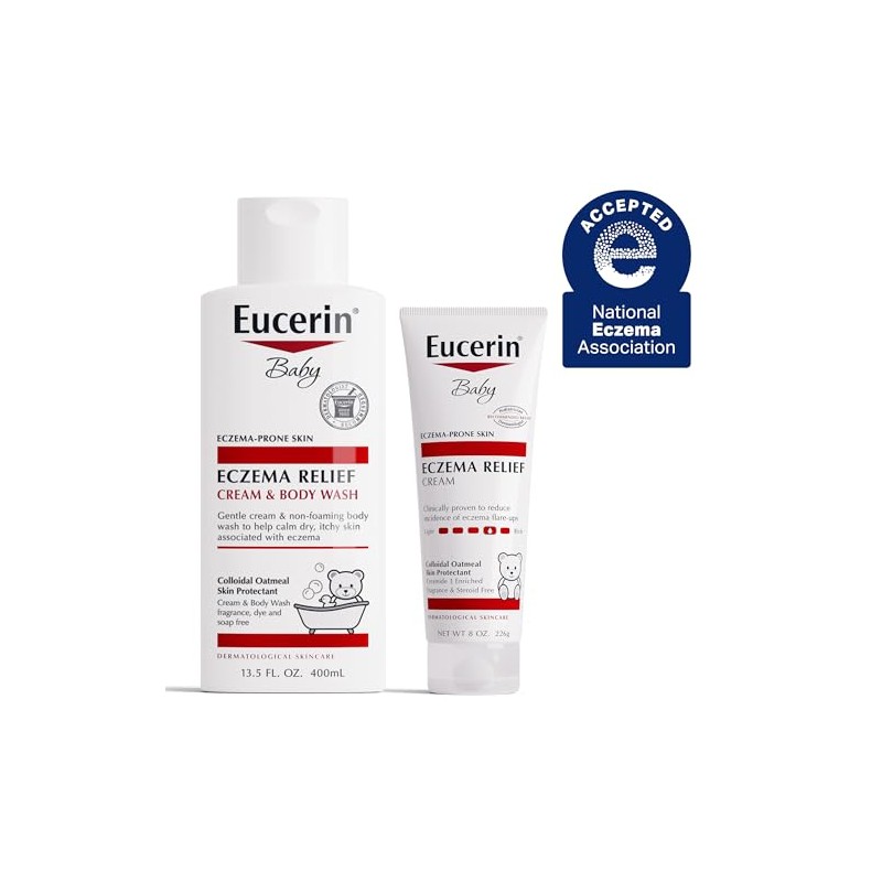 Eucerin Baby Eczema Relief Cream & Body Wash Baby Eczema