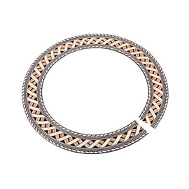 SAFIGLE Wooden Guitar Rosette Curved Strips for Sound Hole Inlay Decorative Guitar Decals for Acoustic and Classical Guitars Your Musical Instrument Aesthetic