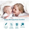 Cubrecolchón Queen, 900 gm, diseño de relleno alto, sensación más