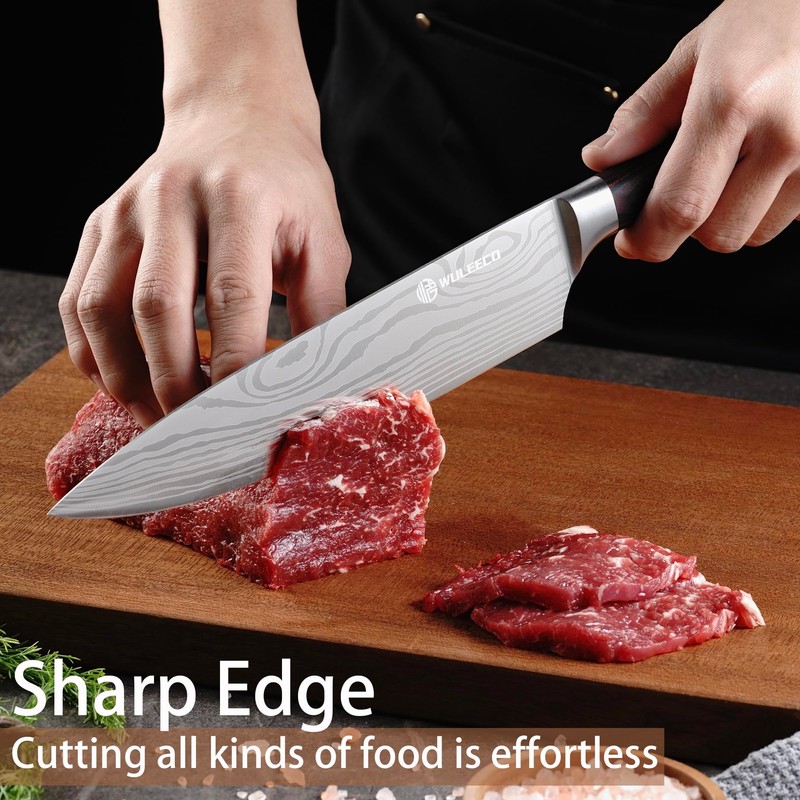 WULEECO Chef Knife 8 inch - Sharp Kitchen Knife High