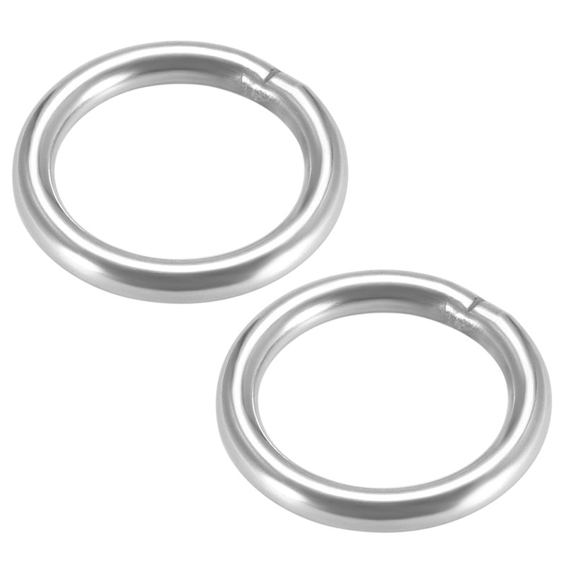sourcing map 30mm 40mm OD 201 Stainless Steel O Rings,