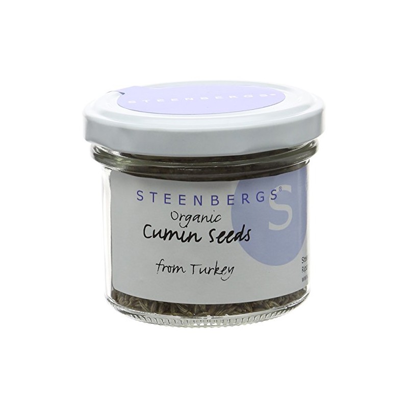 Steenbergs Organic Cumin Seeds Standard Jar 45g