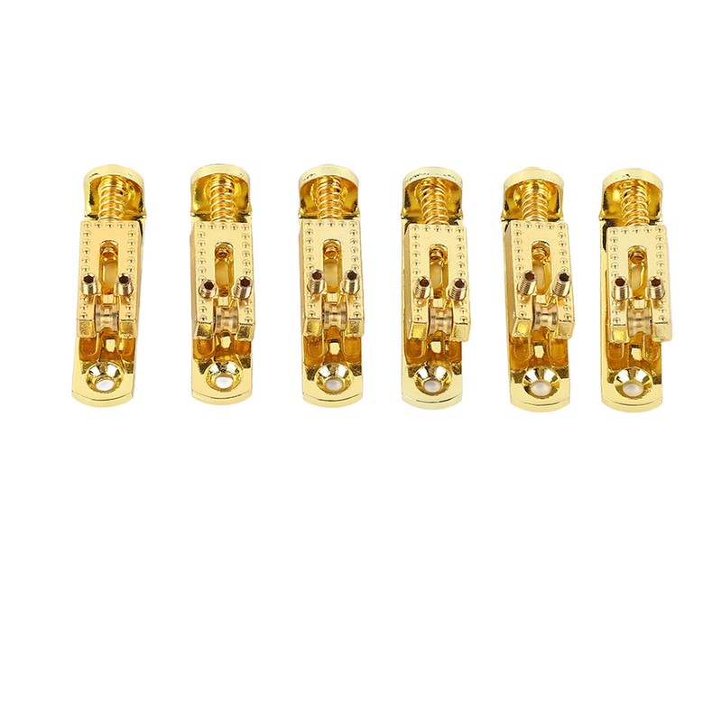 Electric Guitar Split Bridge Saddle Roller Ball String Plate Metal