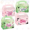 12 PCS Pink and Green Party Favor Treat Boxes Witch
