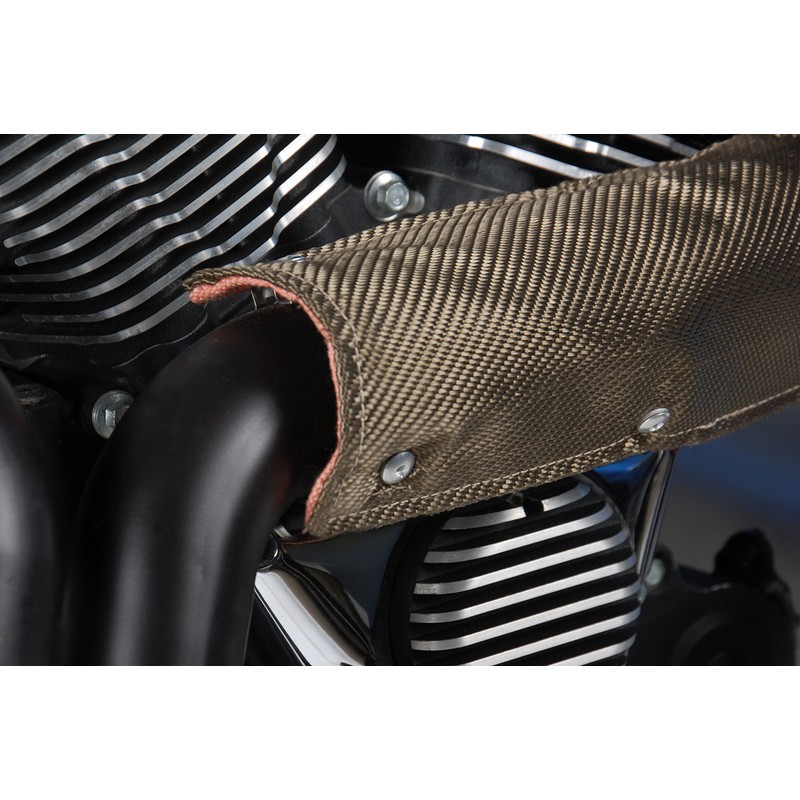 Design Engineering 010453 Titanium Pipe Shield 4" x 8" Exhaust