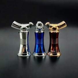 Scorch Torch 61446 45 Degree Adjustable flame Smooth Press Down Torch Lighter - Random Color