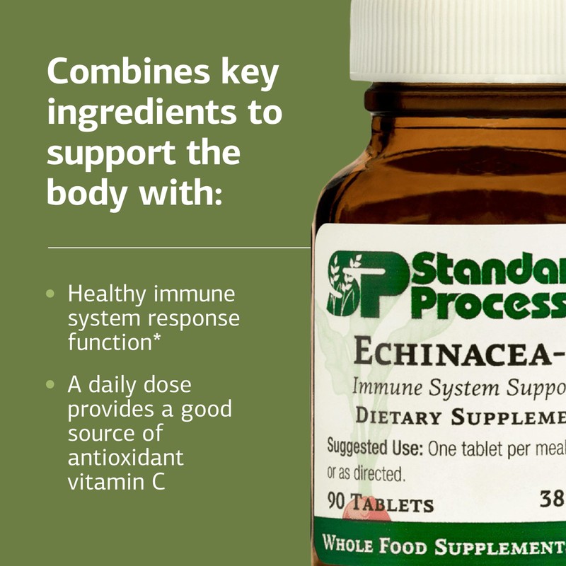 Standard Process Echinacea-C - Supplement for Immune System Support -