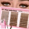 Brown Lash Clusters Kit 50D & Spikes Dark Brown Eyelash