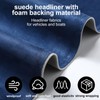 Pangda Suede Headliner Fabric 98 x 60'' with 1/9" Foam