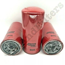 Baldwin B99 Oil Filter Fits Caterpillar P554005, LF691A, LFP4005 (Pack of 3)
