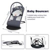 Portable Baby Bouncer Seat for Infants, 0-18 Months, 3 Modes
