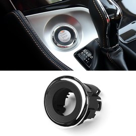 OWITAT Compatible with 2013-2018 Nissan Altima Start-Stop Switch Button Ring Replacement for 28590-3JA0A, Pathfinder 2013-2020 Engine Ignition Start-Stop Switch Button Ring for Maxima Titan Rogue