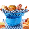 12 Pcs Fast Food Baskets with 60 Pcs Paper Liners