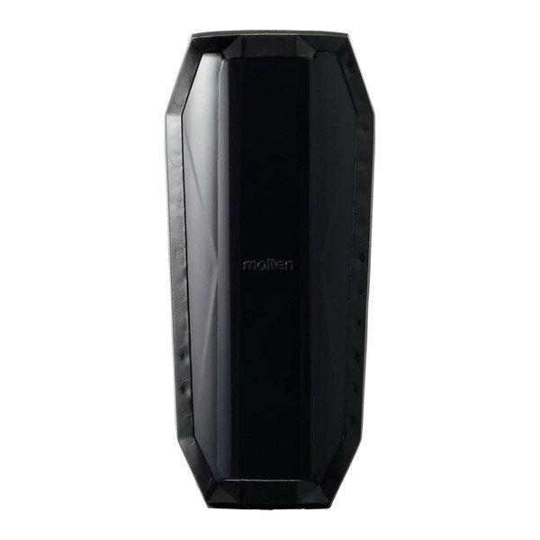 Molten Soccer Shin Guard Legers Swan Seflex Medium GG0033-K (Black/FF/Men's,