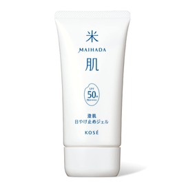 Kose Rice Skin MAIHADA Clear Skin Sunburn Gel SPF 50+ PA+++++ 2.8 oz (80 g), Rice Power [Unscented/Colorless]