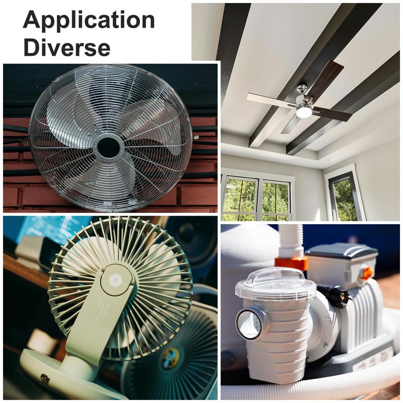 uxcell Ceiling Fan Capacitor CBB61 15uF 450V AC 2 Wires