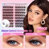 Fyonas Wispy Lash Clusters Kit Natural Eyelash Clusters C Curl