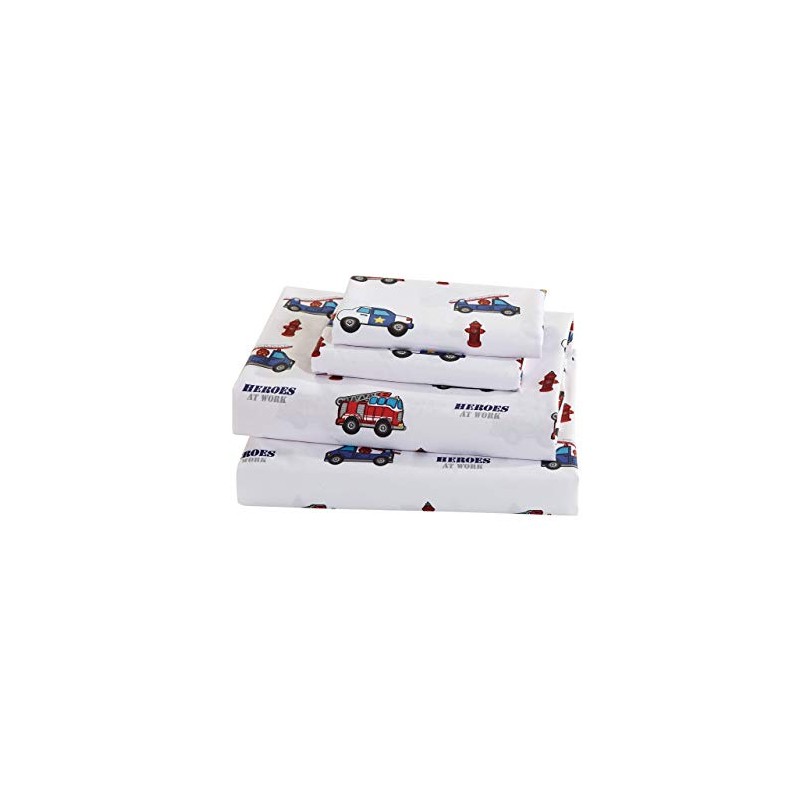 Mk Home Queen Comforter Set for Boys Heroes on Call