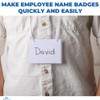1InTheOffice ID Badge Holder 3x4, Plastic ID Card Holder, Clear