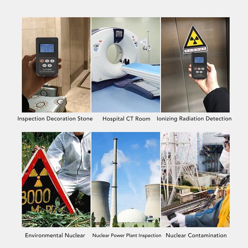 Nuclear Radiation Detector Geiger Counter X β γ Rays Tester