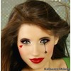 Go Ho 2 PCS Waterproof Liquid Eyeliner Stamps,Double-side Black&Red Smudge-proof