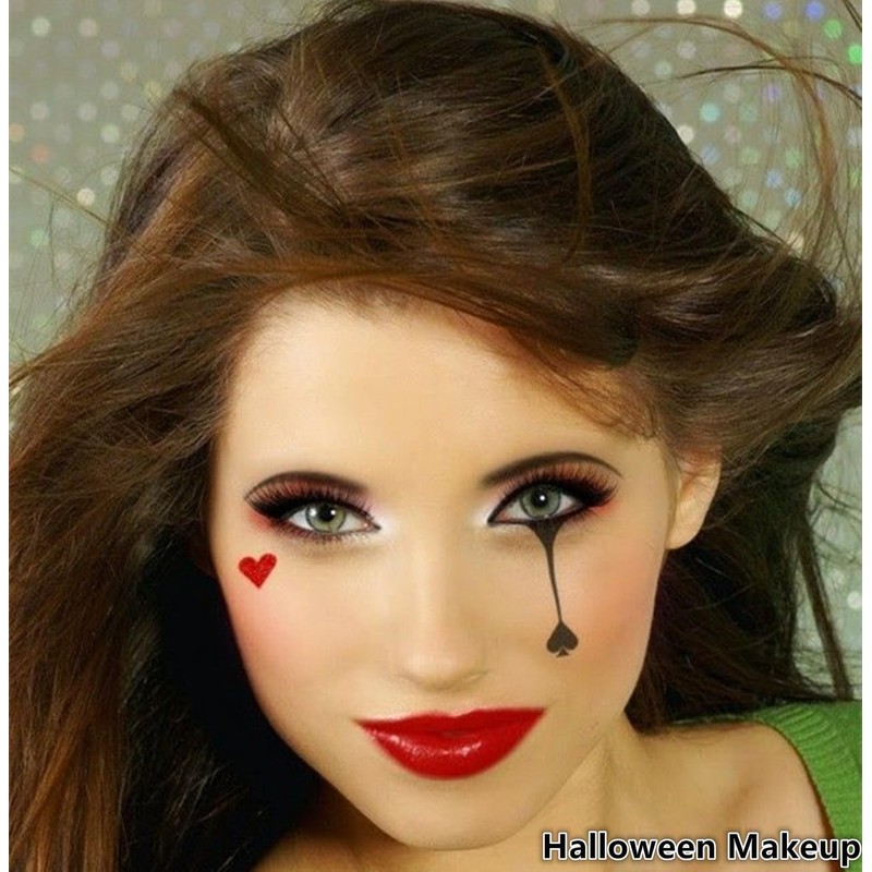 Go Ho 2 PCS Waterproof Liquid Eyeliner Stamps,Double-side Black&Red Smudge-proof