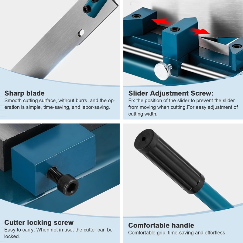 MXBAOHENG Wire Duct Cutter Tool PVC Trunking Cutter Machine for