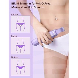 EESKA 2-in-1 ladies shaver. dual interchangeable heads,dry/wet use,rechargeable!