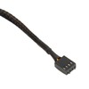 2Pcs PWM Fan Hub 5 Way 4Pin 13.8in Cable Length