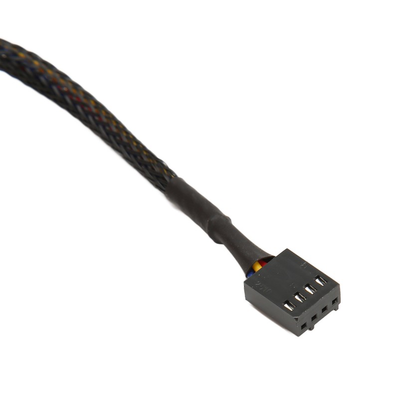 2Pcs PWM Fan Hub 5 Way 4Pin 13.8in Cable Length