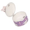 Rabbit Figurine Trinket Boxes Hand Painted Rhinestones Small Jewelry Box